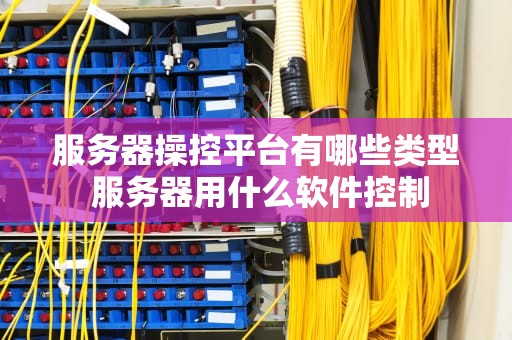 服务器操控平台有哪些类型 服务器用什么软件控制