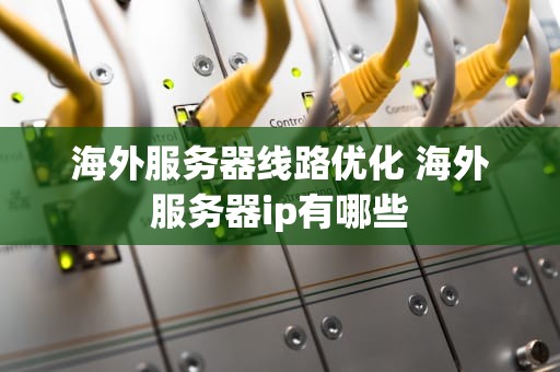 海外服务器线路优化 海外服务器ip有哪些