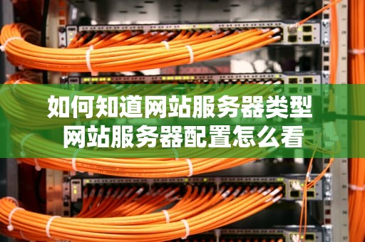 如何知道网站服务器类型 网站服务器配置怎么看