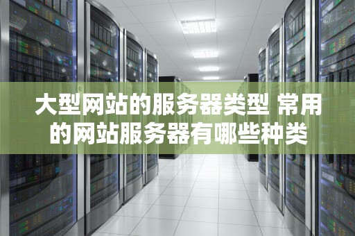 大型网站的服务器类型 常用的网站服务器有哪些种类