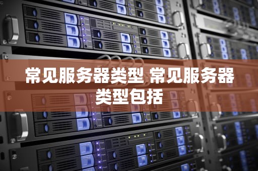 常见服务器类型 常见服务器类型包括