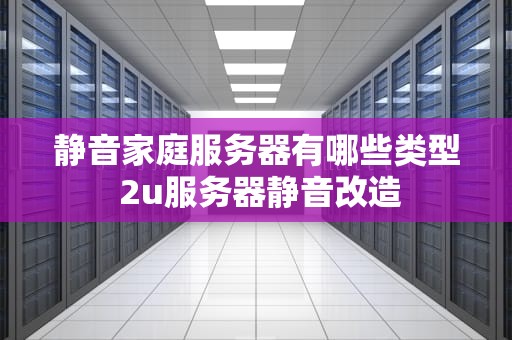 静音家庭服务器有哪些类型 2u服务器静音改造
