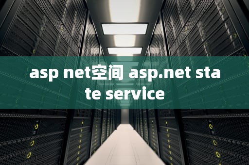 asp net空间 asp.net state service