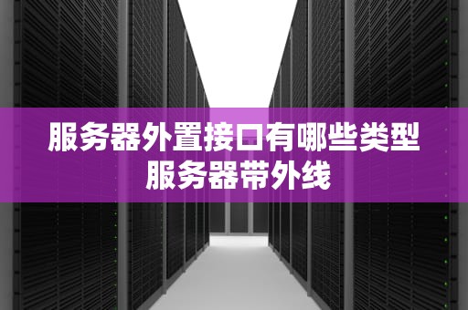 服务器外置接口有哪些类型 服务器带外线