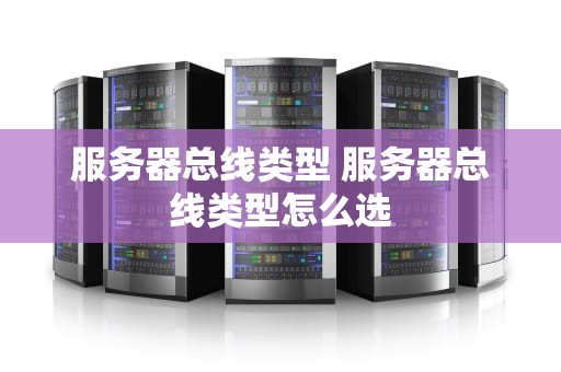 服务器总线类型 服务器总线类型怎么选