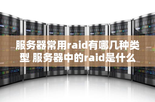 服务器常用raid有哪几种类型 服务器中的raid是什么