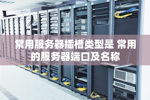 常用服务器插槽类型是 常用的服务器端口及名称