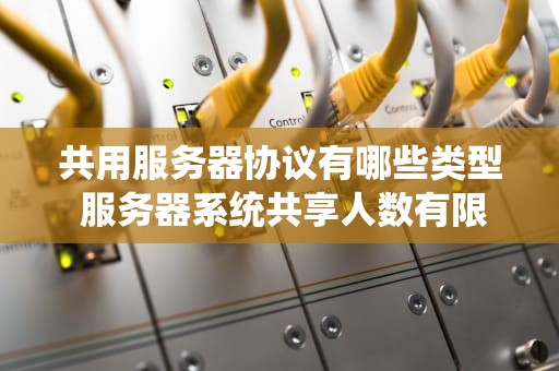 共用服务器协议有哪些类型 服务器系统共享人数有限制吗