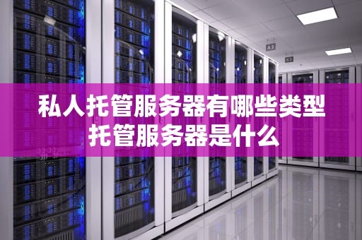 私人托管服务器有哪些类型 托管服务器是什么