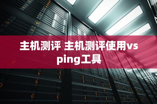 主机测评 主机测评使用vsping工具