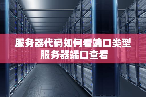 服务器代码如何看端口类型 服务器端口查看