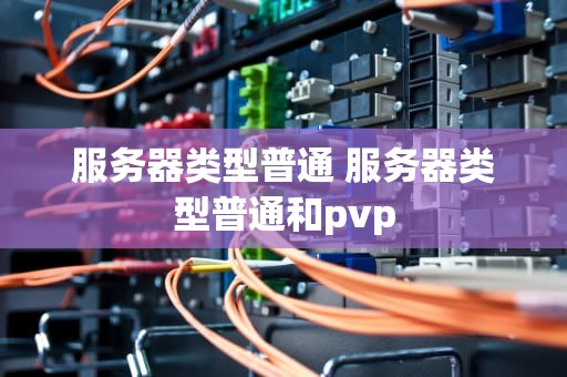 服务器类型普通 服务器类型普通和pvp