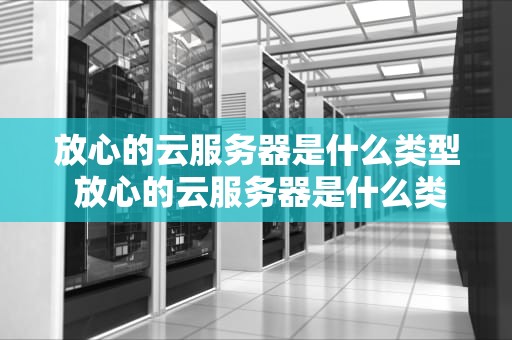 放心的云服务器是什么类型 放心的云服务器是什么类型的