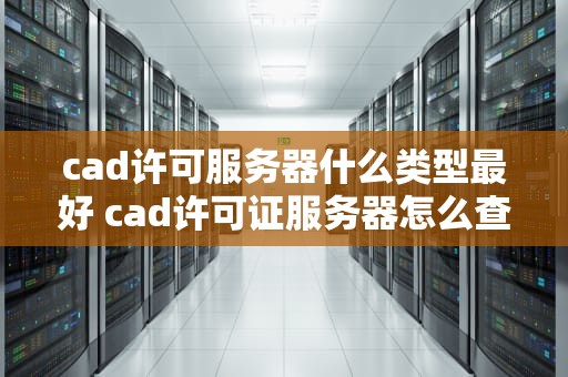 cad许可服务器什么类型最好 cad许可证服务器怎么查找