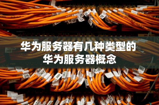 华为服务器有几种类型的 华为服务器概念