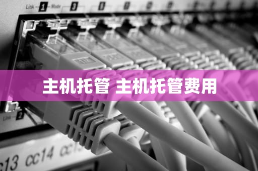 主机托管 主机托管费用