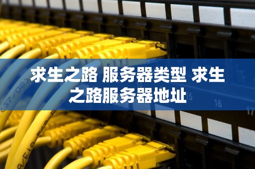 求生之路 服务器类型 求生之路服务器地址