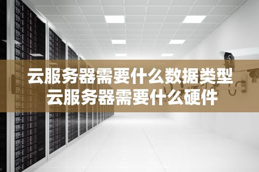 云服务器需要什么数据类型 云服务器需要什么硬件