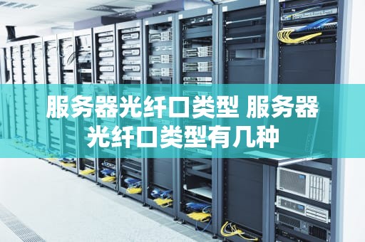 服务器光纤口类型 服务器光纤口类型有几种