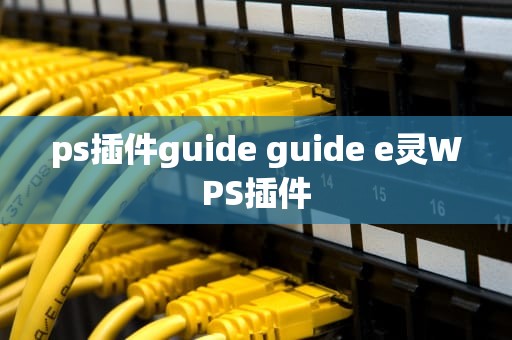 ps插件guide guide e灵WPS插件
