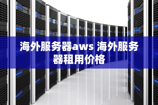 海外服务器aws 海外服务器租用价格