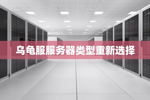 乌龟服服务器类型重新选择