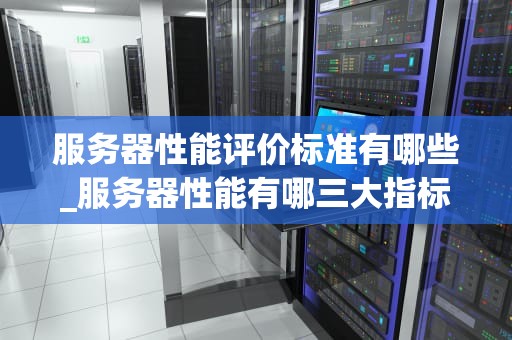 服务器性能评价标准有哪些_服务器性能有哪三大指标_服务器性能评价标准及其重要性