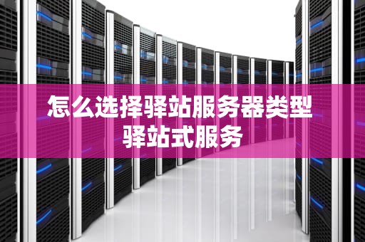 怎么选择驿站服务器类型 驿站式服务