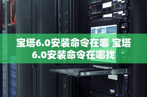 宝塔6.0安装命令在哪 宝塔6.0安装命令在哪找