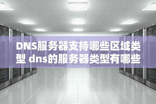 DNS服务器支持哪些区域类型 dns的服务器类型有哪些