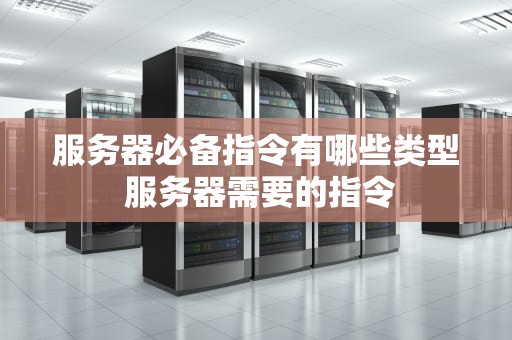 服务器必备指令有哪些类型 服务器需要的指令