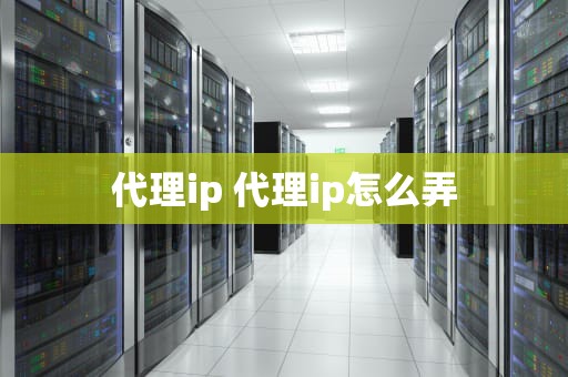 代理ip 代理ip怎么弄