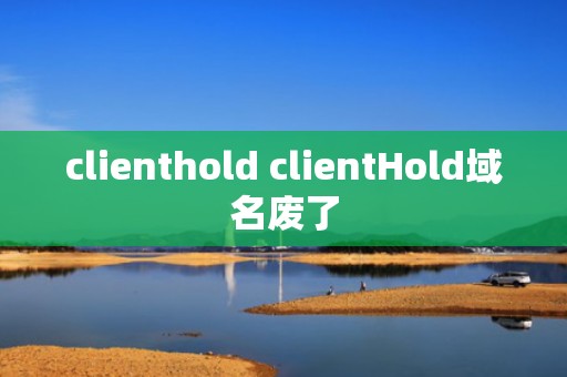clienthold clientHold域名废了