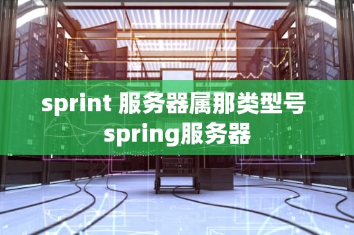 sprint 服务器属那类型号 spring服务器