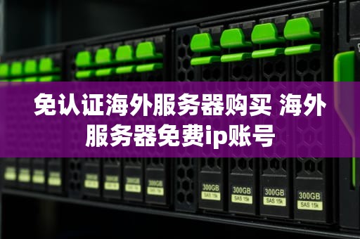 免认证海外服务器购买 海外服务器免费ip账号
