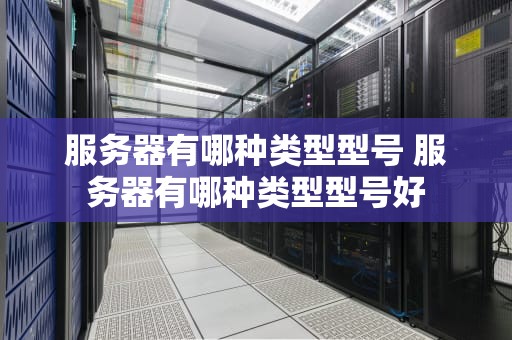 服务器有哪种类型型号 服务器有哪种类型型号好