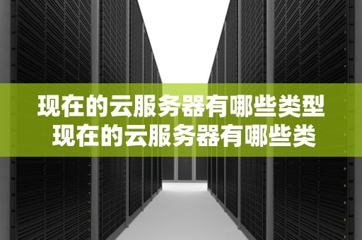 现在的云服务器有哪些类型 现在的云服务器有哪些类型的