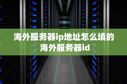 海外服务器ip地址怎么填的 海外服务器id