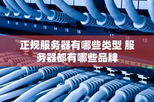 正规服务器有哪些类型 服务器都有哪些品牌