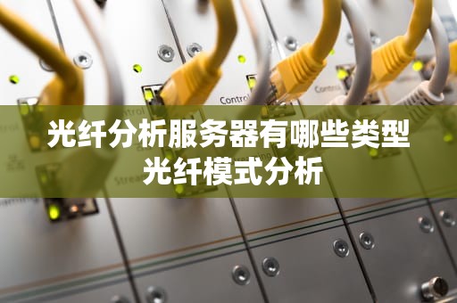 光纤分析服务器有哪些类型 光纤模式分析