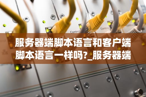 服务器端脚本语言和客户端脚本语言一样吗?_服务器端脚本和客户端脚本的主要区别是什么_服务器端脚本语言与客户端脚本语言的比较