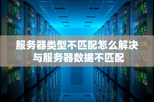 服务器类型不匹配怎么解决 与服务器数据不匹配