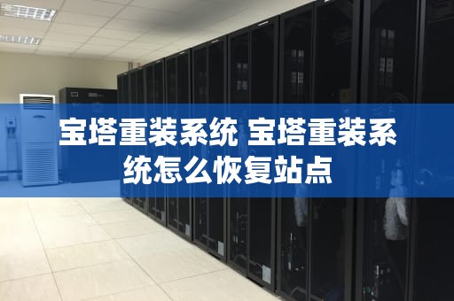 宝塔重装系统 宝塔重装系统怎么恢复站点