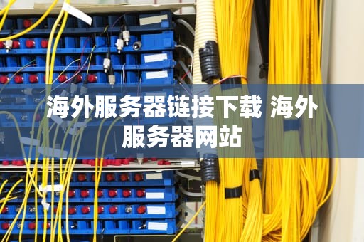 海外服务器链接下载 海外服务器网站
