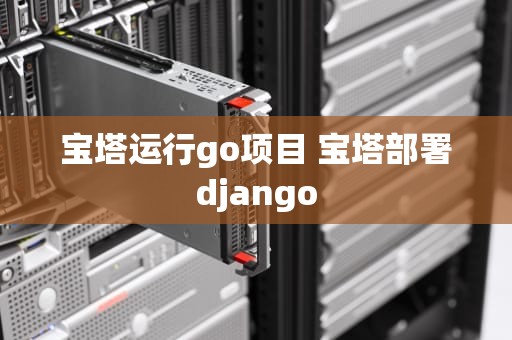 宝塔运行go项目 宝塔部署django