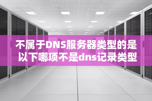 不属于DNS服务器类型的是 以下哪项不是dns记录类型