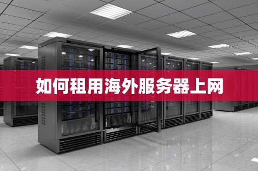 如何租用海外服务器上网