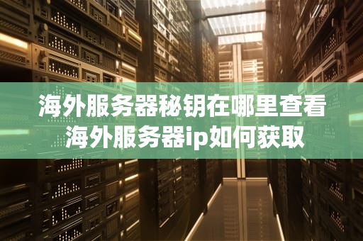 海外服务器秘钥在哪里查看 海外服务器ip如何获取