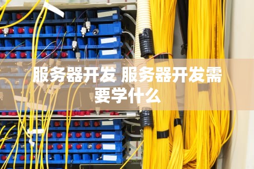 服务器开发 服务器开发需要学什么