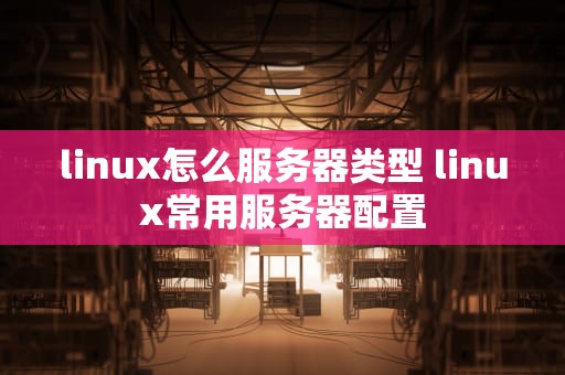 linux怎么服务器类型 linux常用服务器配置